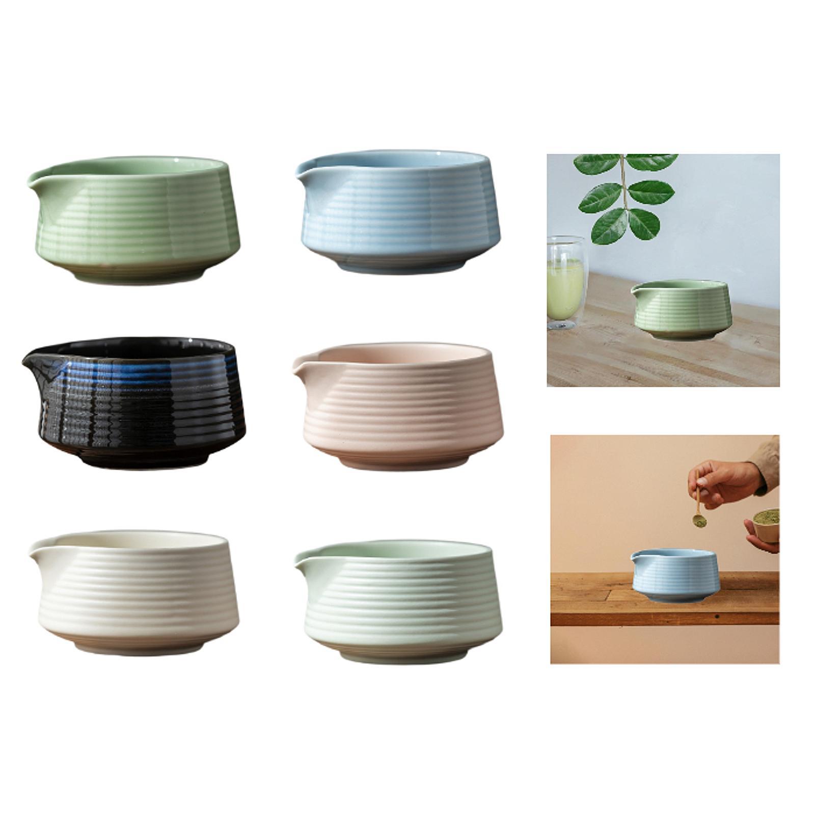 Japanese Tea - Tazón de cerámica para té matcha,