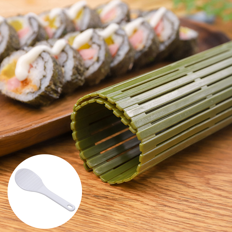Sushi Making Kit - Herramienta de plástico verde grande para