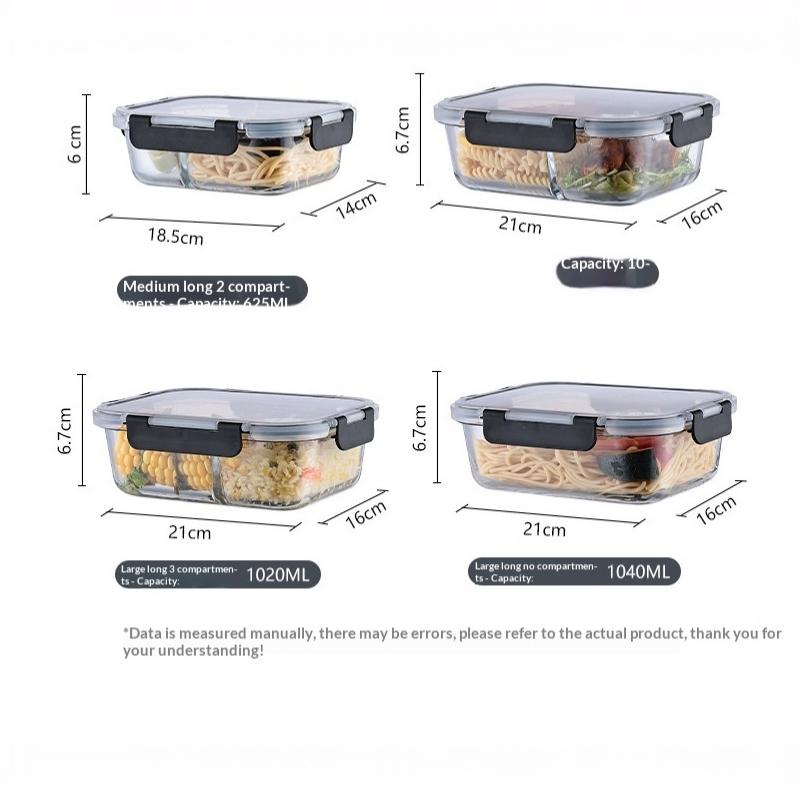 Recipientes de vidrio hermétic - Bento Box reseña y precio
