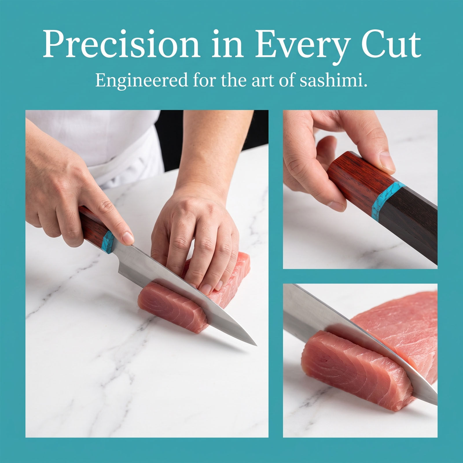 Mango de cuchillo de cocina ja - Japanese Knife reseña y precio