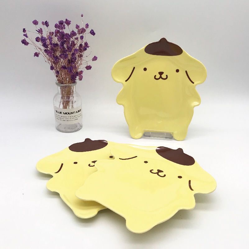 Plato con forma de Pompompurin - Japanese Snacks reseña y precio