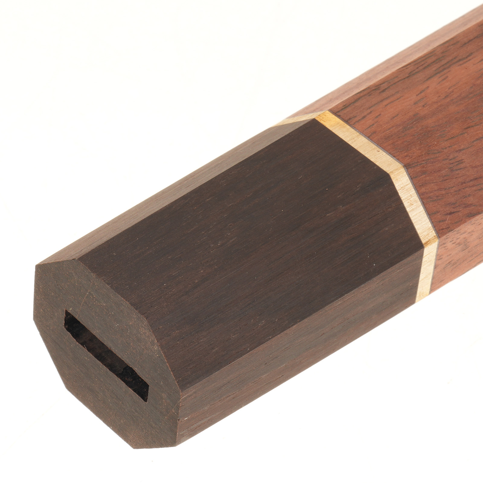 Mango de madera marrón octogon - Japanese Knife reseña y precio