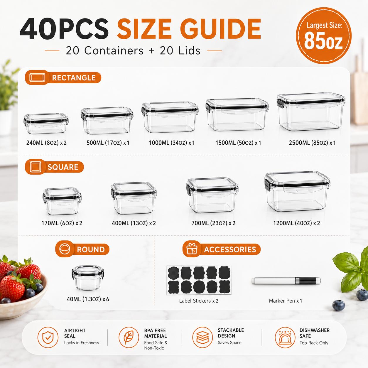 50 unidades/25 paquetes de rec - Bento Box reseña y precio