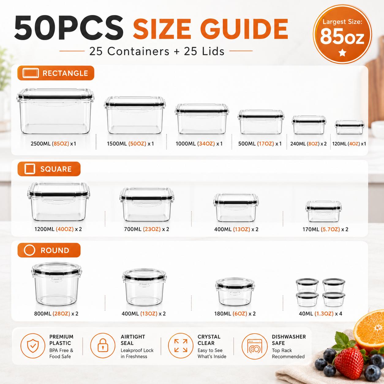 50 unidades/25 paquetes de rec - Bento Box reseña y precio