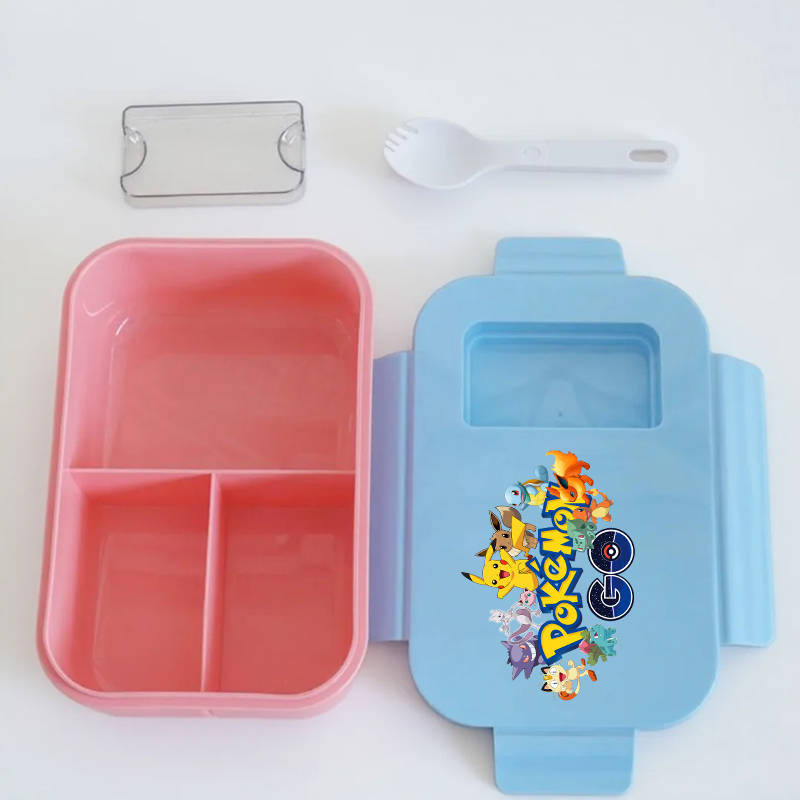 Lonchera Pokémon con cuchara,  - Bento Box reseña y precio