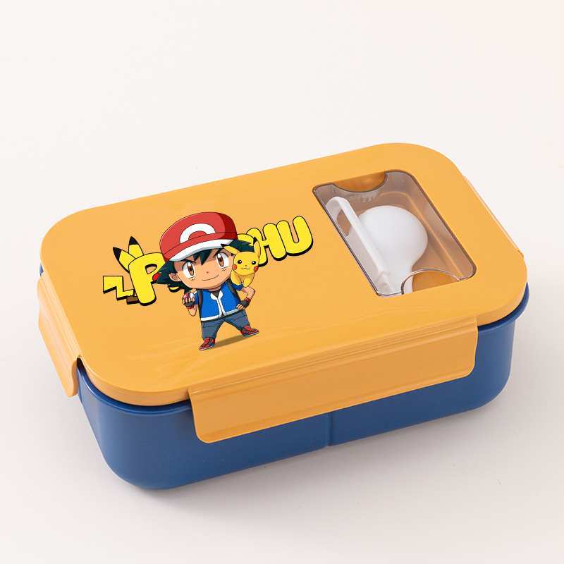 Lonchera Pokémon con cuchara,  - Bento Box reseña y precio